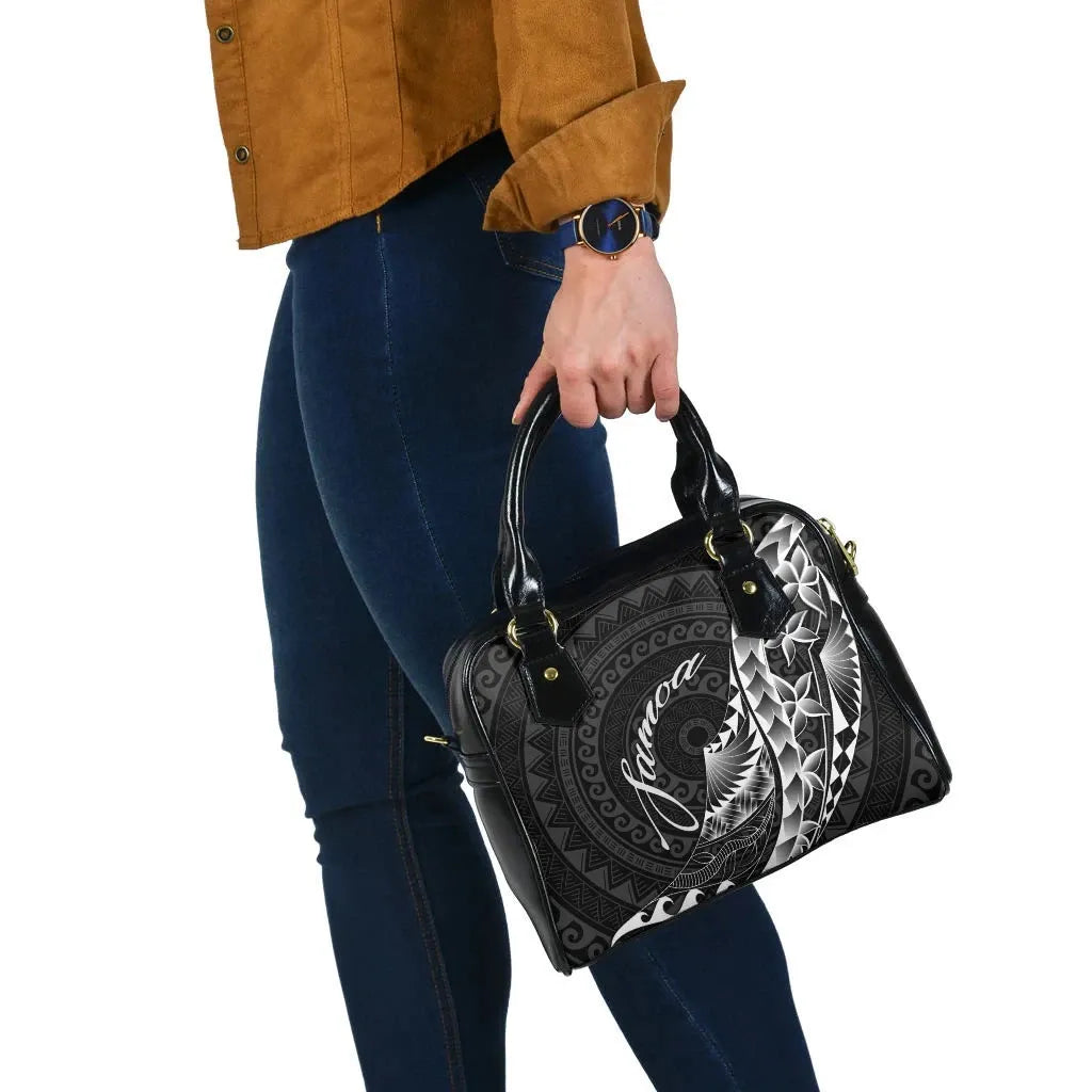 Samoa Shoulder Handbag - Polynesian Pattern Style