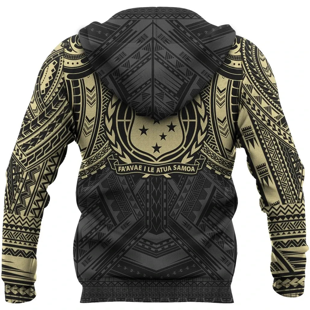 Samoa Spirit Pullover Hoodie - Samoa Polynesian Tattoo