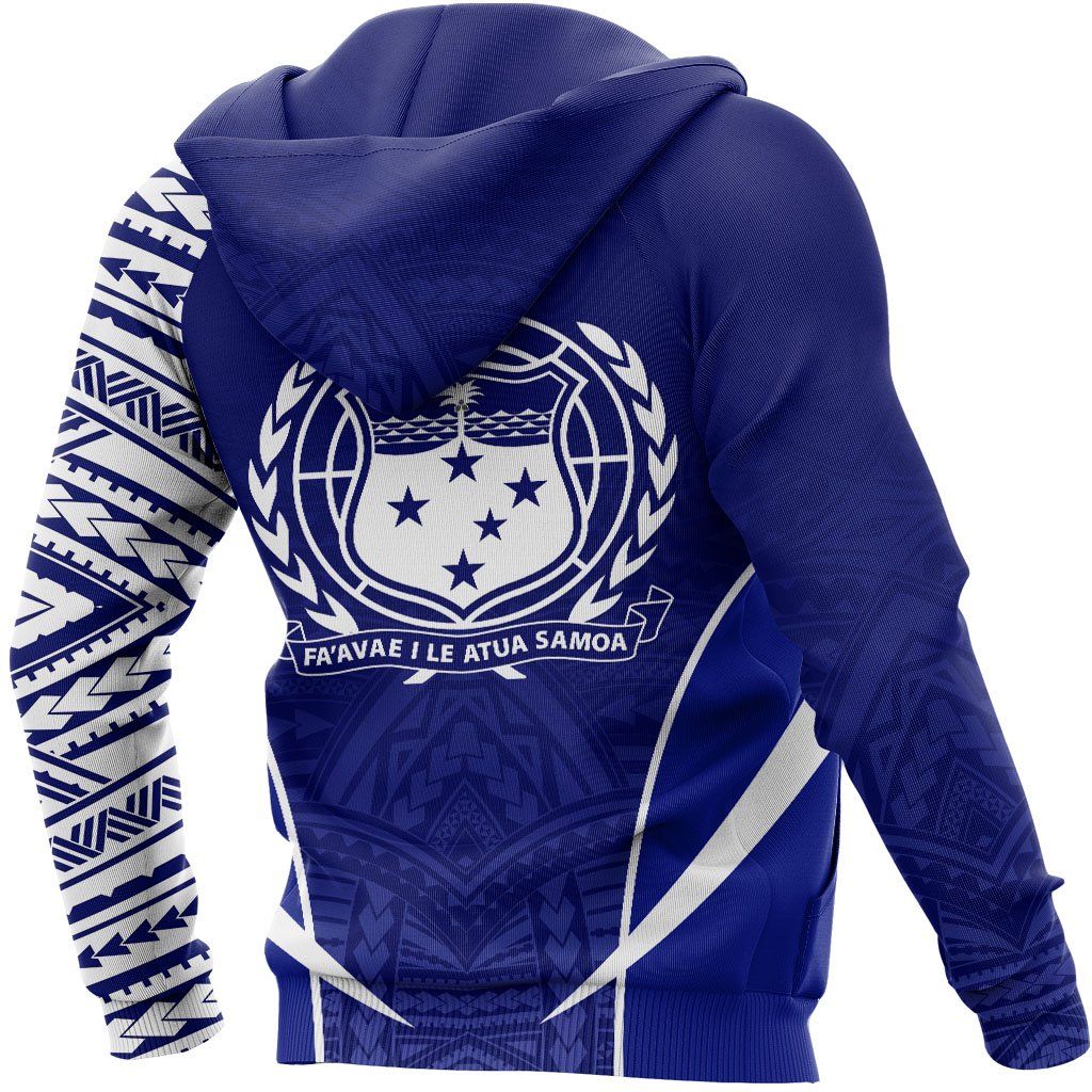 Samoa Active Special Hoodie - Samoa Coat Of Arms Polynesian Tattoo