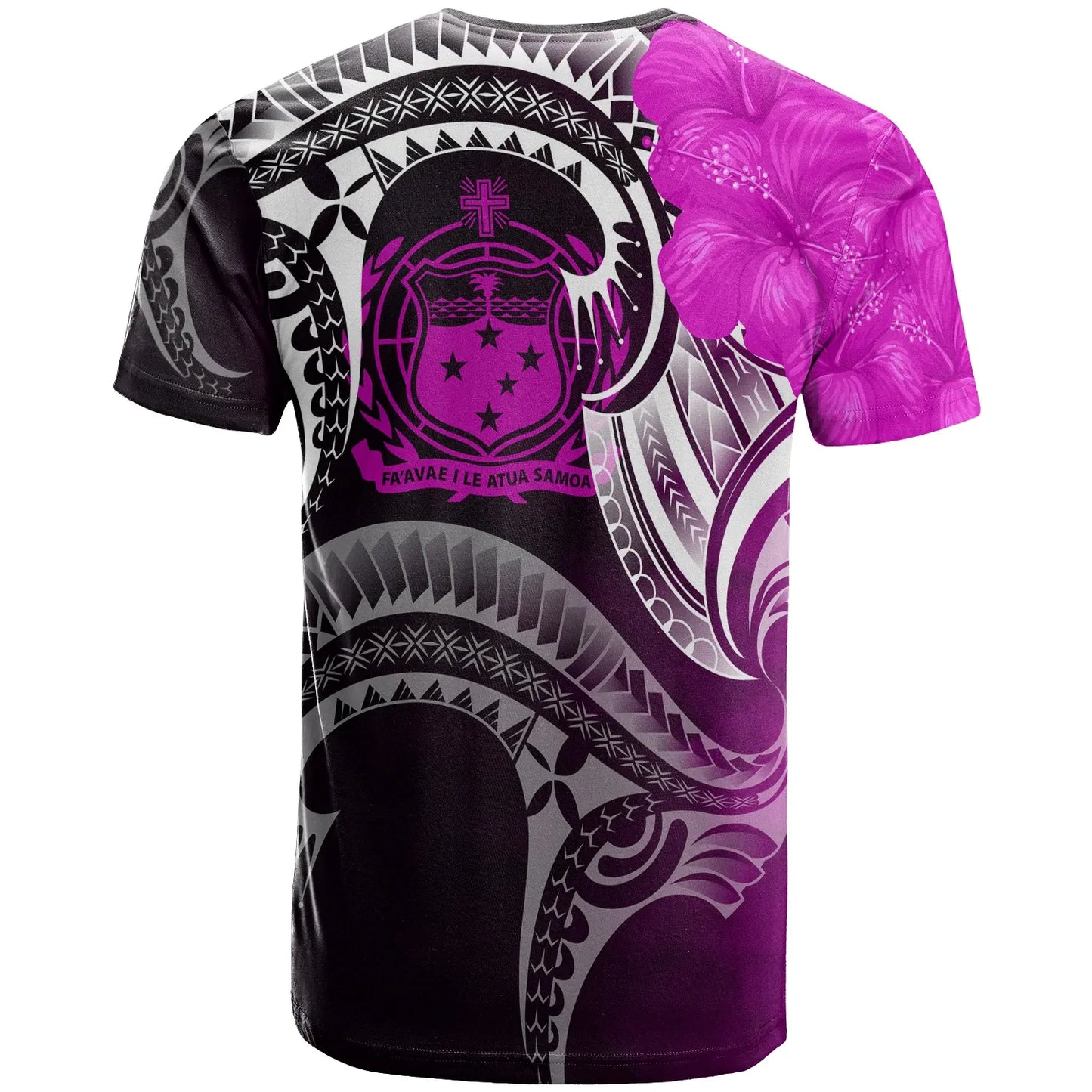 Samoa T-Shirt - Samoa Seal Wave Style (Pink)