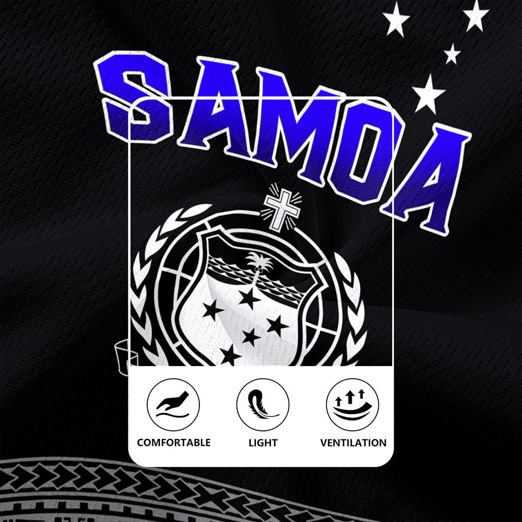 Samoa Rugby Jersey Tribal Polynesia Printed Simple Style