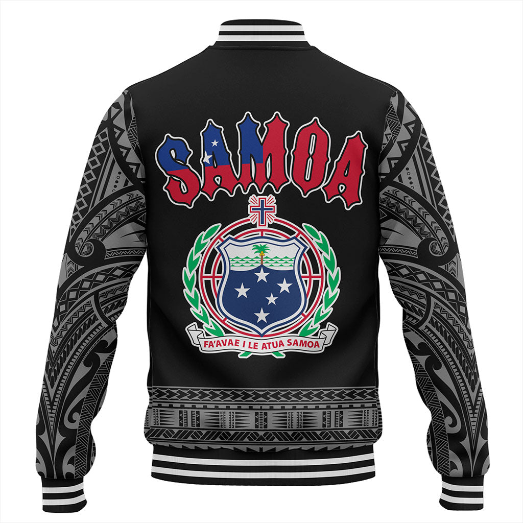 Samoa Baseball Jacket Tribal Polynesia Printed Simple Style