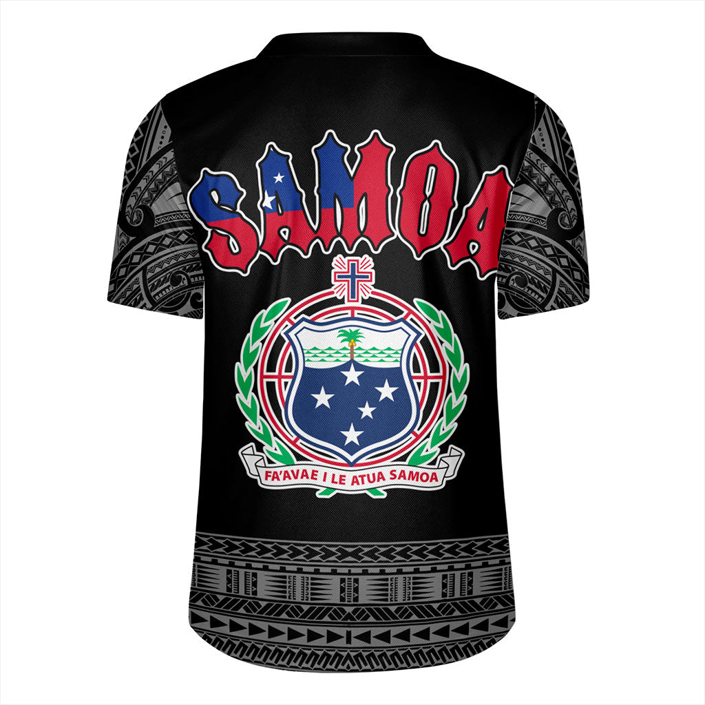 Samoa Rugby Jersey Tribal Polynesia Printed Simple Style