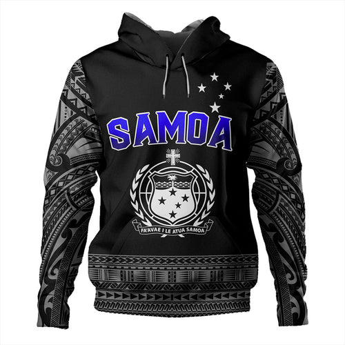 Samoa Hoodie Tribal Polynesia Printed Simple Style
