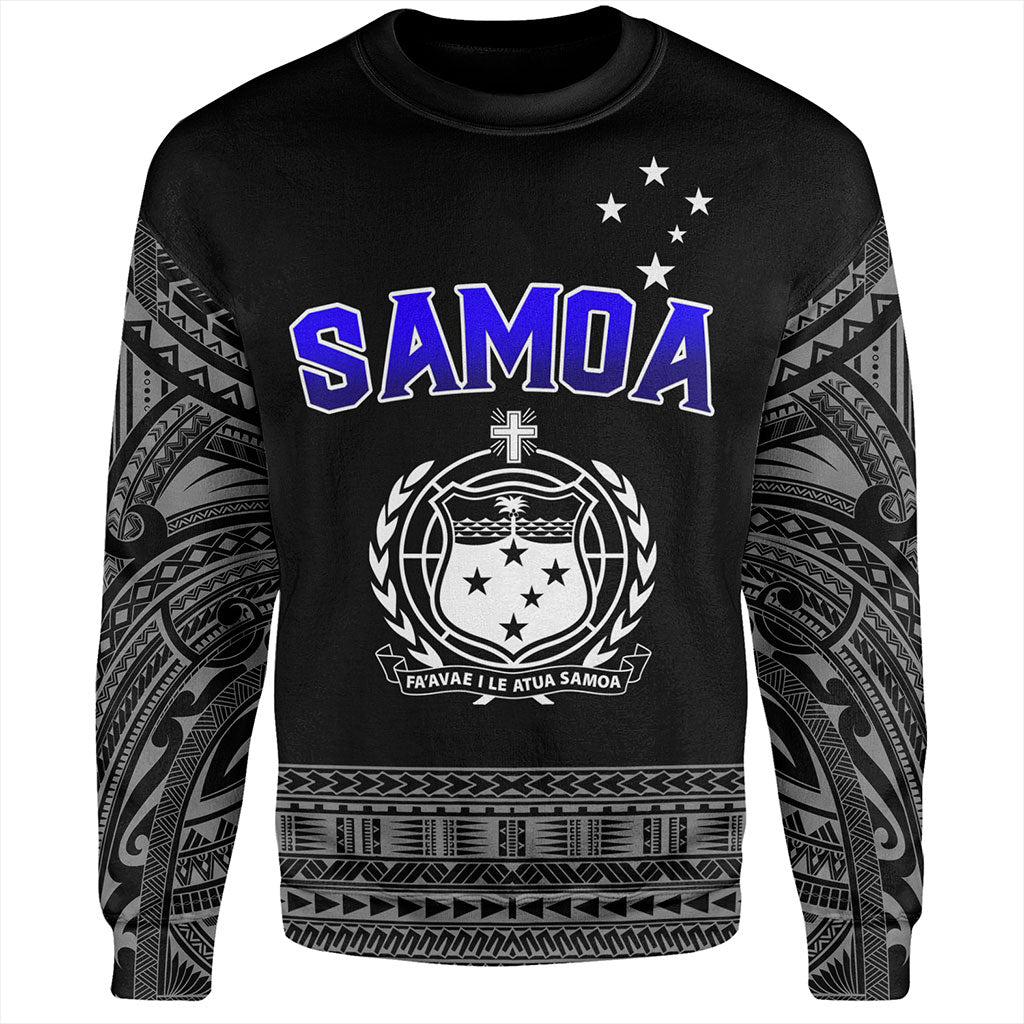 Samoa Sweatshirt Tribal Polynesia Printed Simple Style