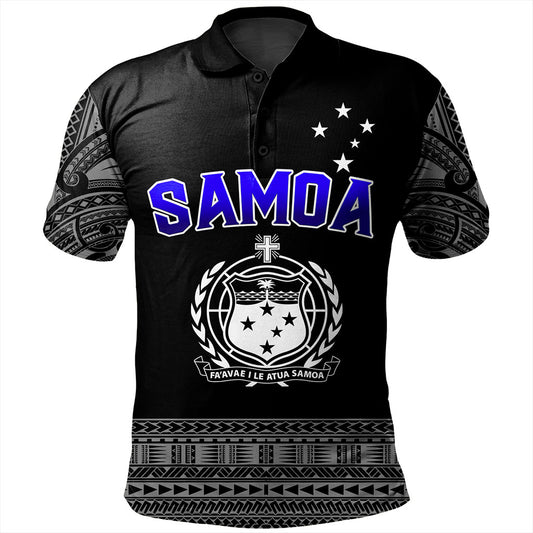Samoa Polo Shirt Tribal Polynesia Printed Simple Style