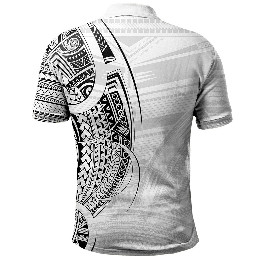 Samoa Polo Shirt Polynesia Tribal Pattern Coat Of Arms