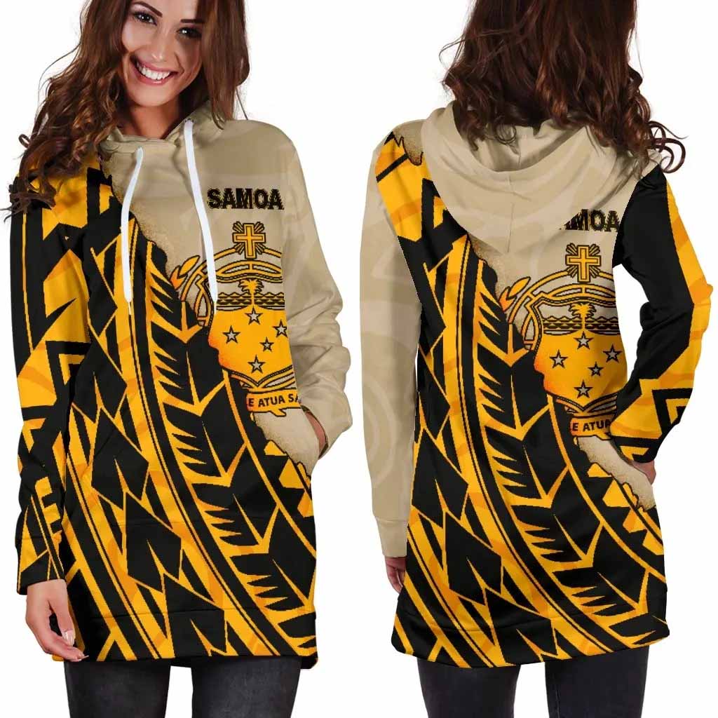 Samoa Female Hoodie Dress - Polynesian Wild Style