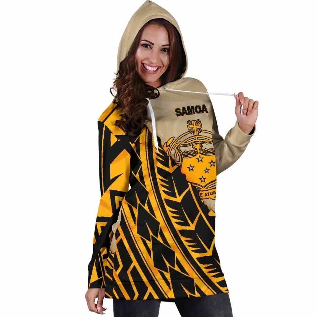 Samoa Female Hoodie Dress - Polynesian Wild Style
