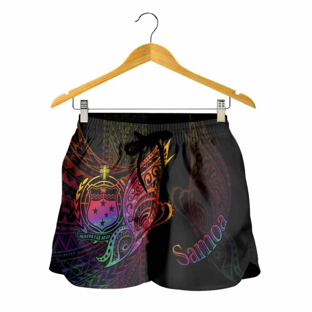 Samoa Women Shorts - Butterfly Polynesian Style