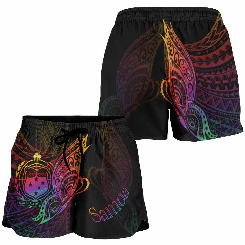 Samoa Women Shorts - Butterfly Polynesian Style