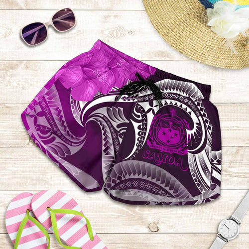 Samoa Women Shorts - Samoa Seal Wave Style (Pink)