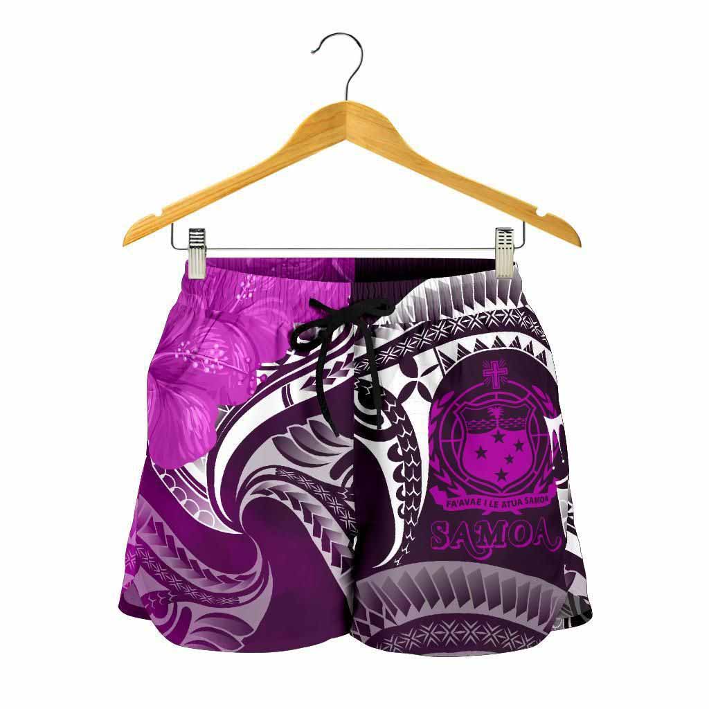 Samoa Women Shorts - Samoa Seal Wave Style (Pink)