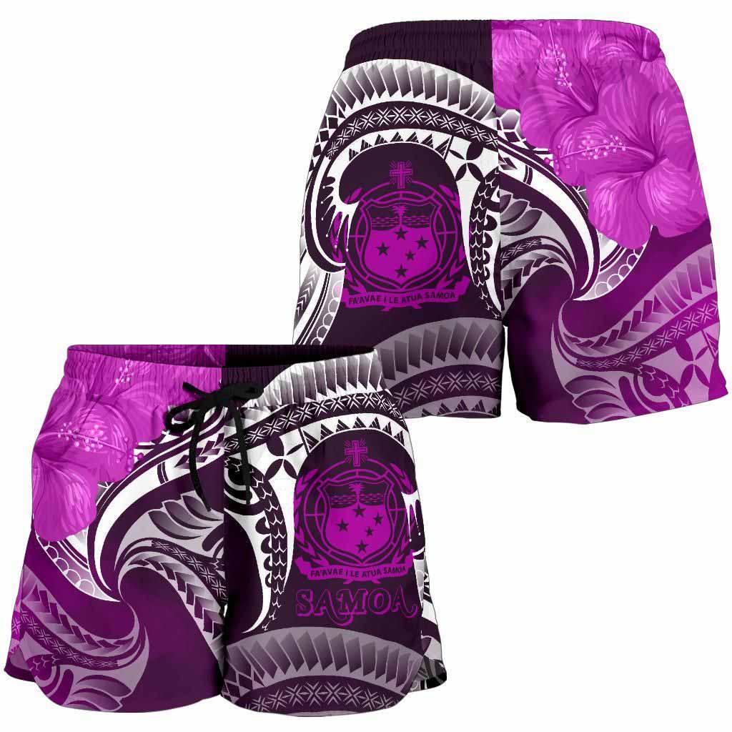 Samoa Women Shorts - Samoa Seal Wave Style (Pink)