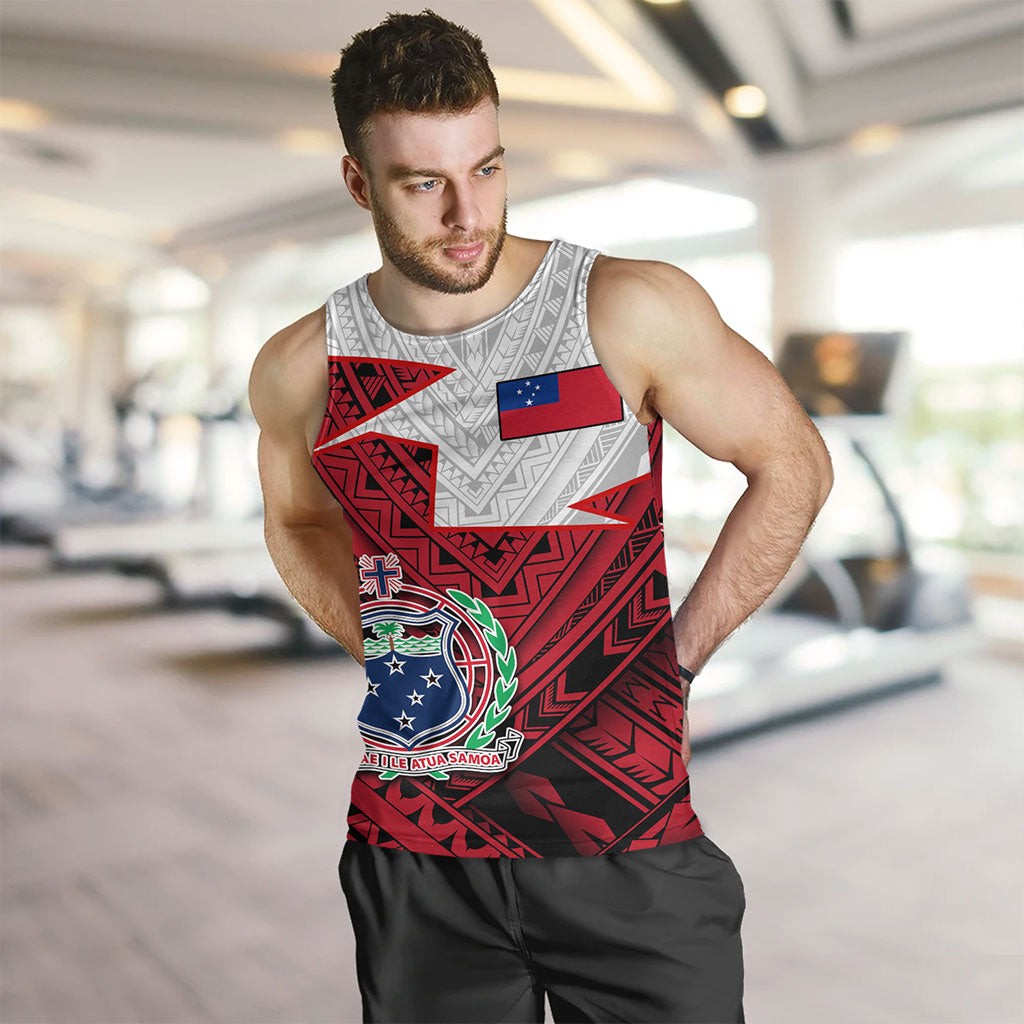 Samoa Tank Top Polynesian Tattoo Flag And Coat Of Arms
