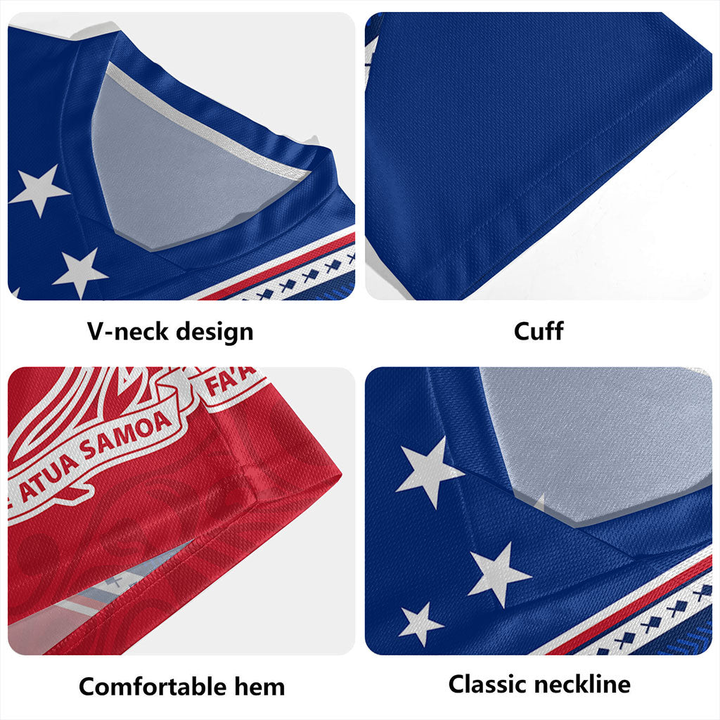 Samoa Rugby Jersey Flag And Coat Of Arms