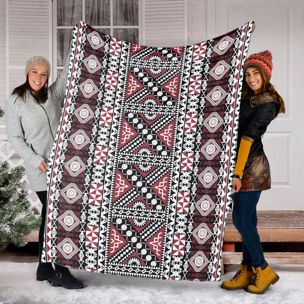 Samoa Premium Blanket Tapa Design