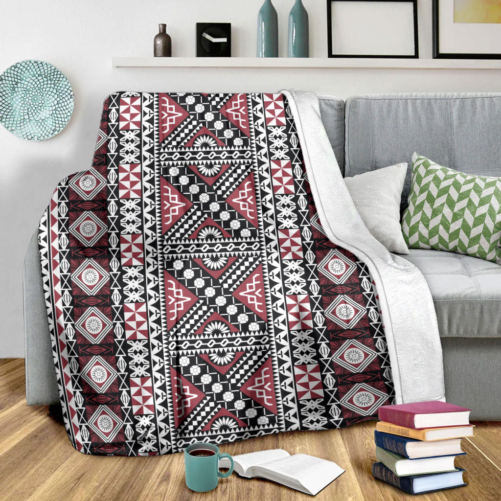 Samoa Premium Blanket Tapa Design