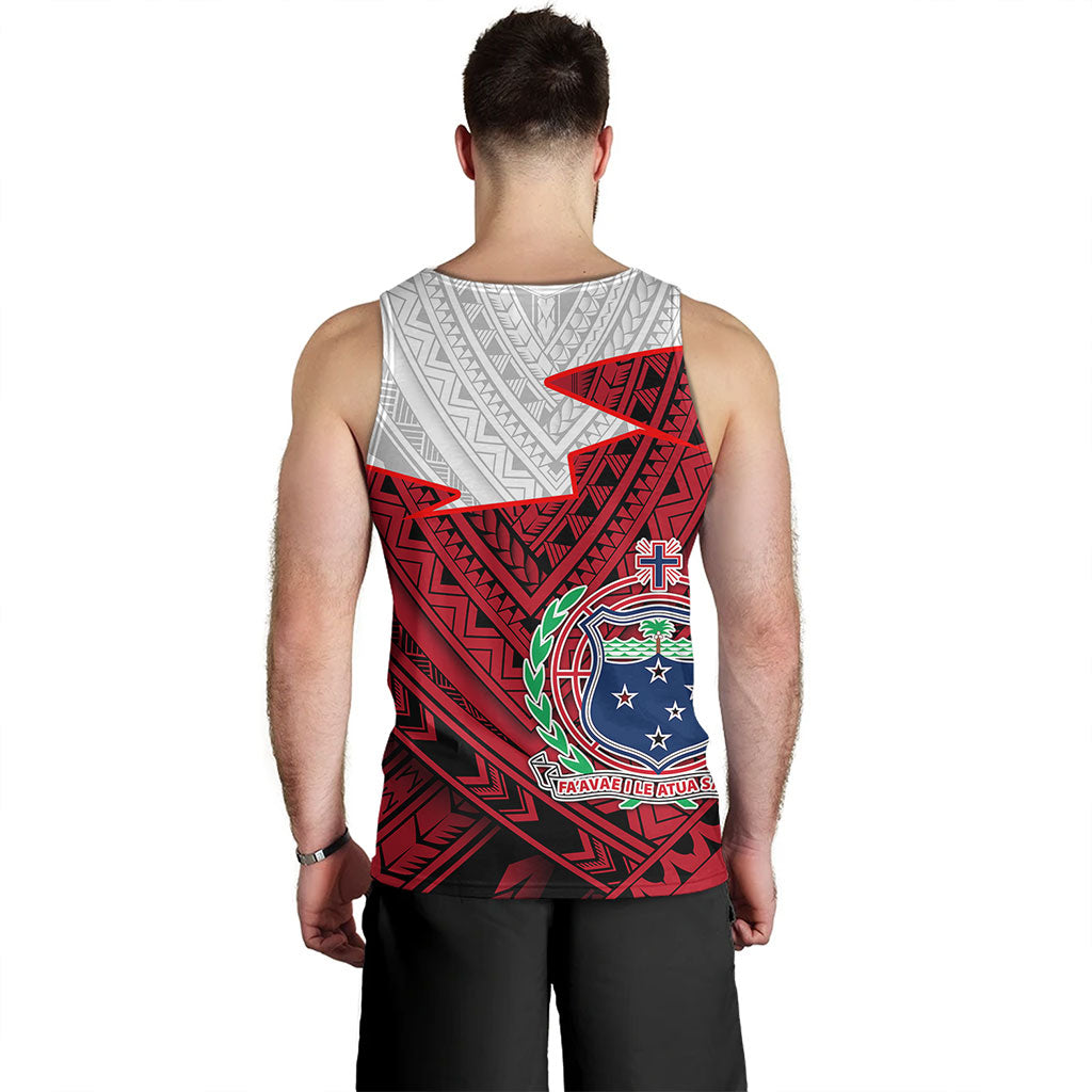 Samoa Tank Top Polynesian Tattoo Flag And Coat Of Arms