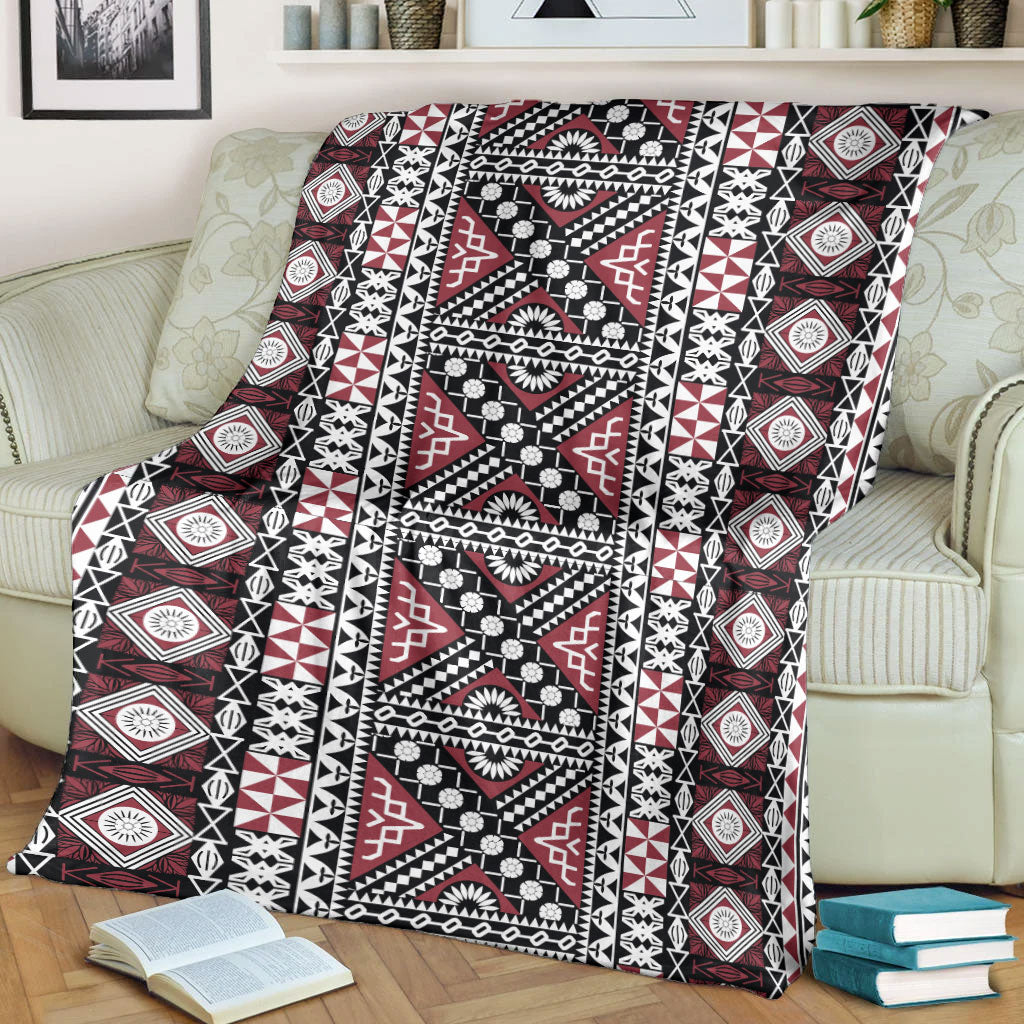 Samoa Premium Blanket Tapa Design