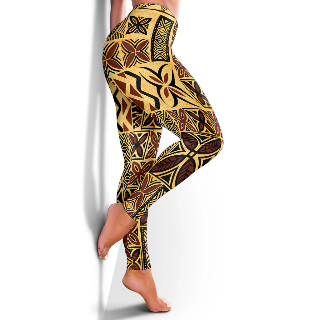 Samoa Legging Tapa Design Dobby Fabric