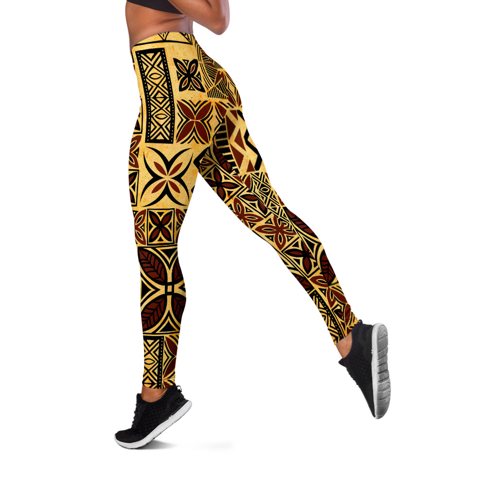 Samoa Legging Tapa Design Dobby Fabric
