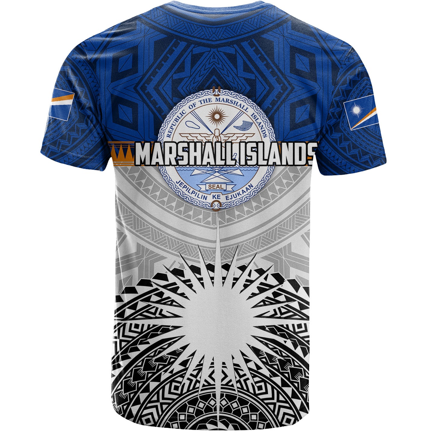 Marshall Islands T-Shirt Micronesian Coat Of Arms