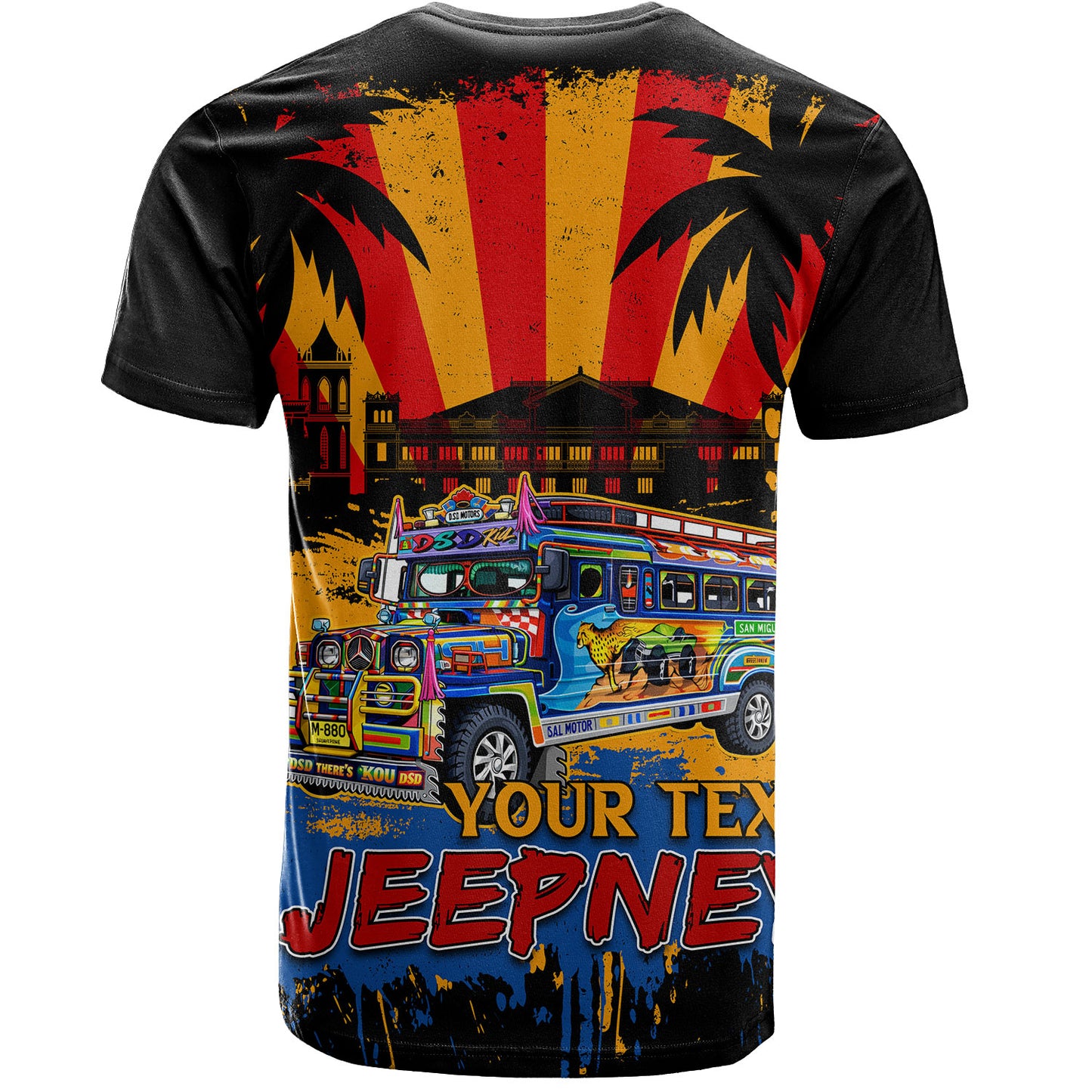 Philippines Filipinos T-Shirt Pinoy Designs Jeepney