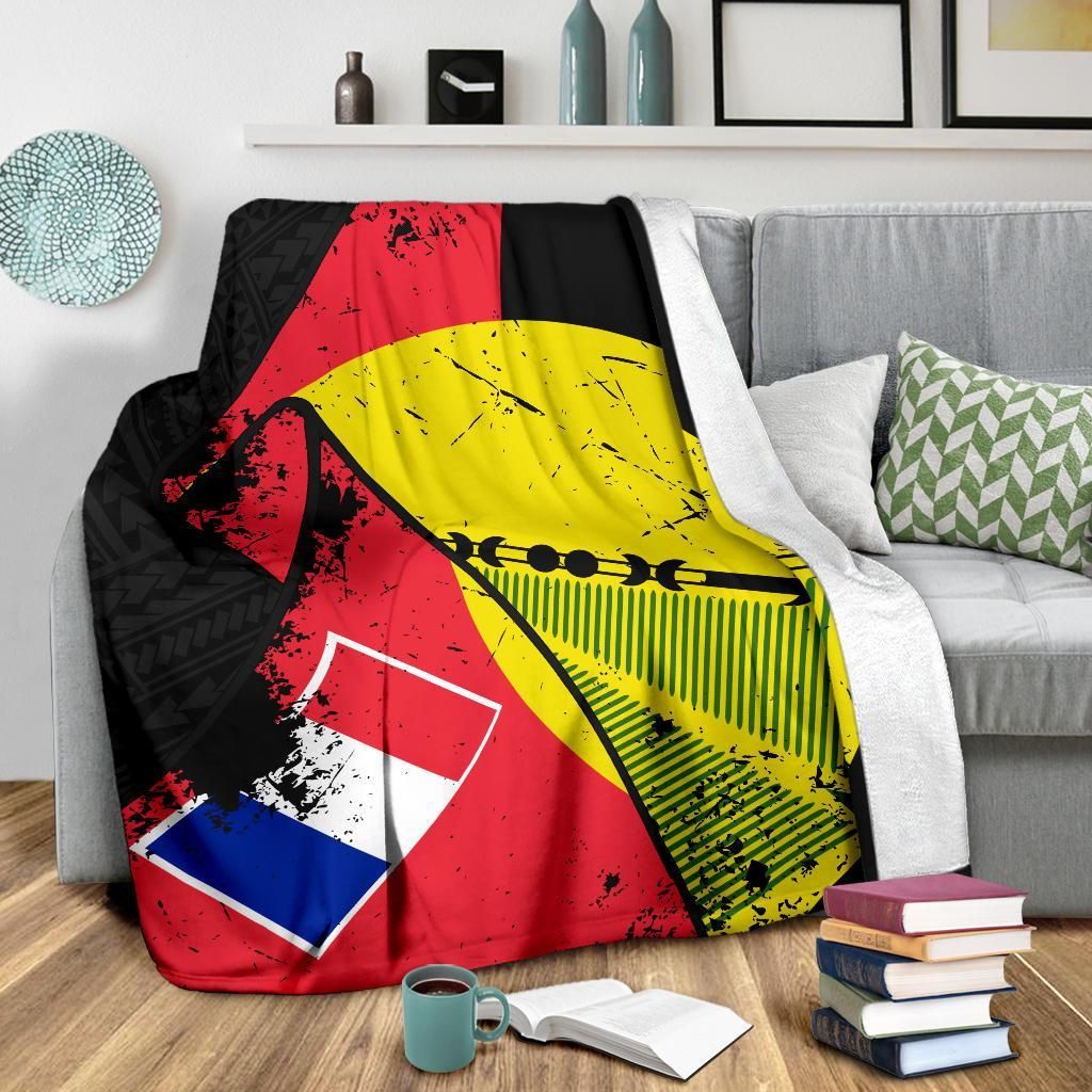 Wallis and Futuna Blanket - Sigave Special Grunge Flag