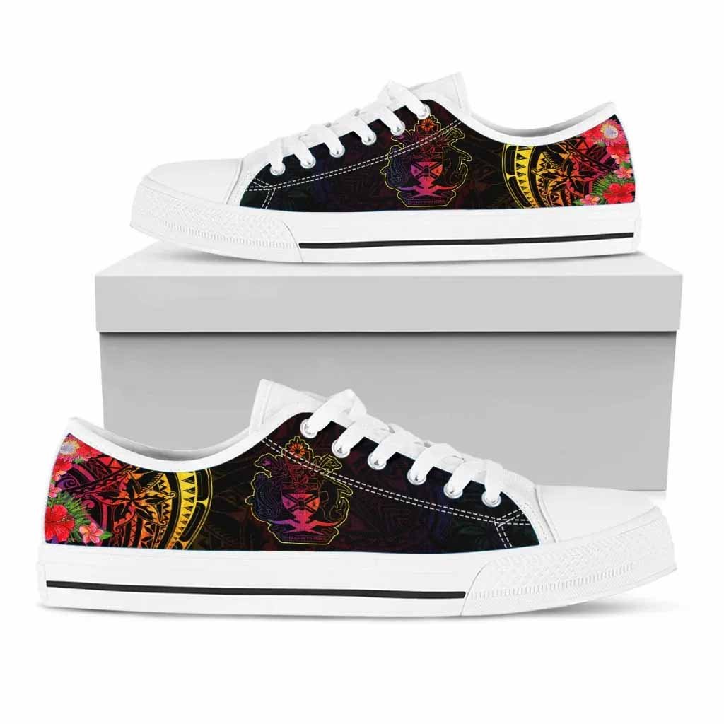 Solomon Islands Low Top Shoes - Tropical Hippie Style