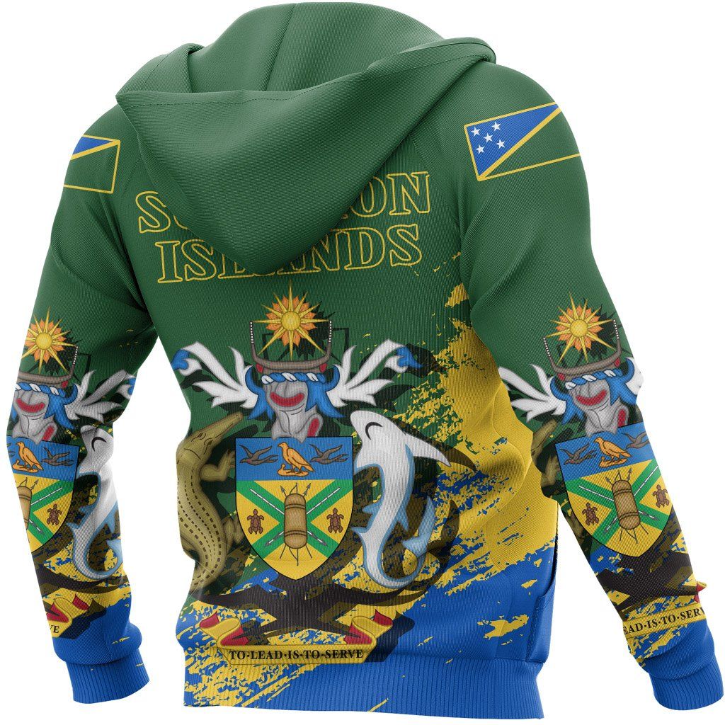 Solomon Islands Hoodie - Solomon Islands Coat Of Arms Special
