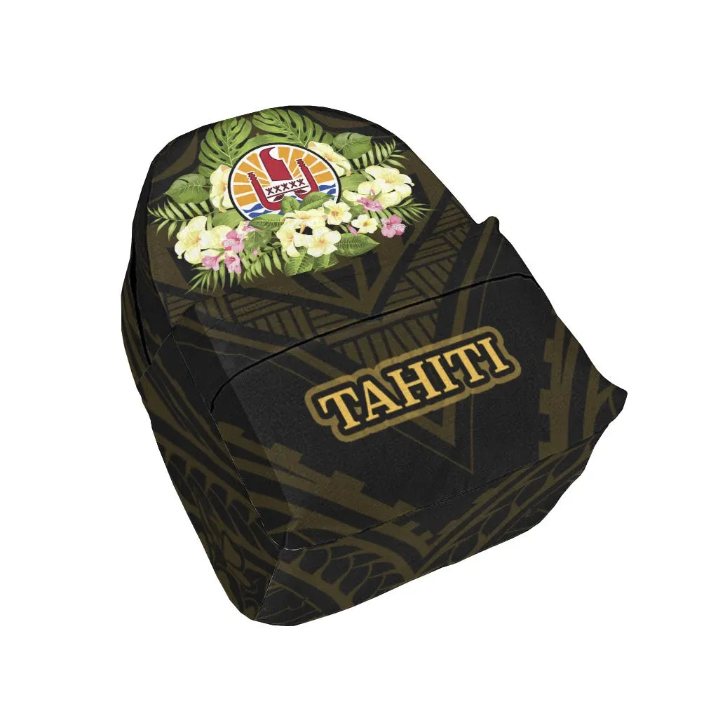 Tahiti Backpack - Polynesian Gold Patterns Collection