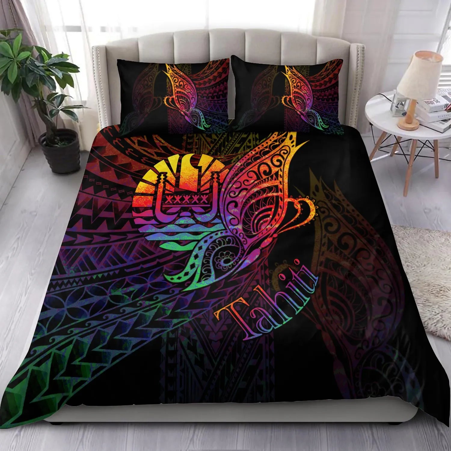 Tahiti Bedding Set - Butterfly Polynesian Style