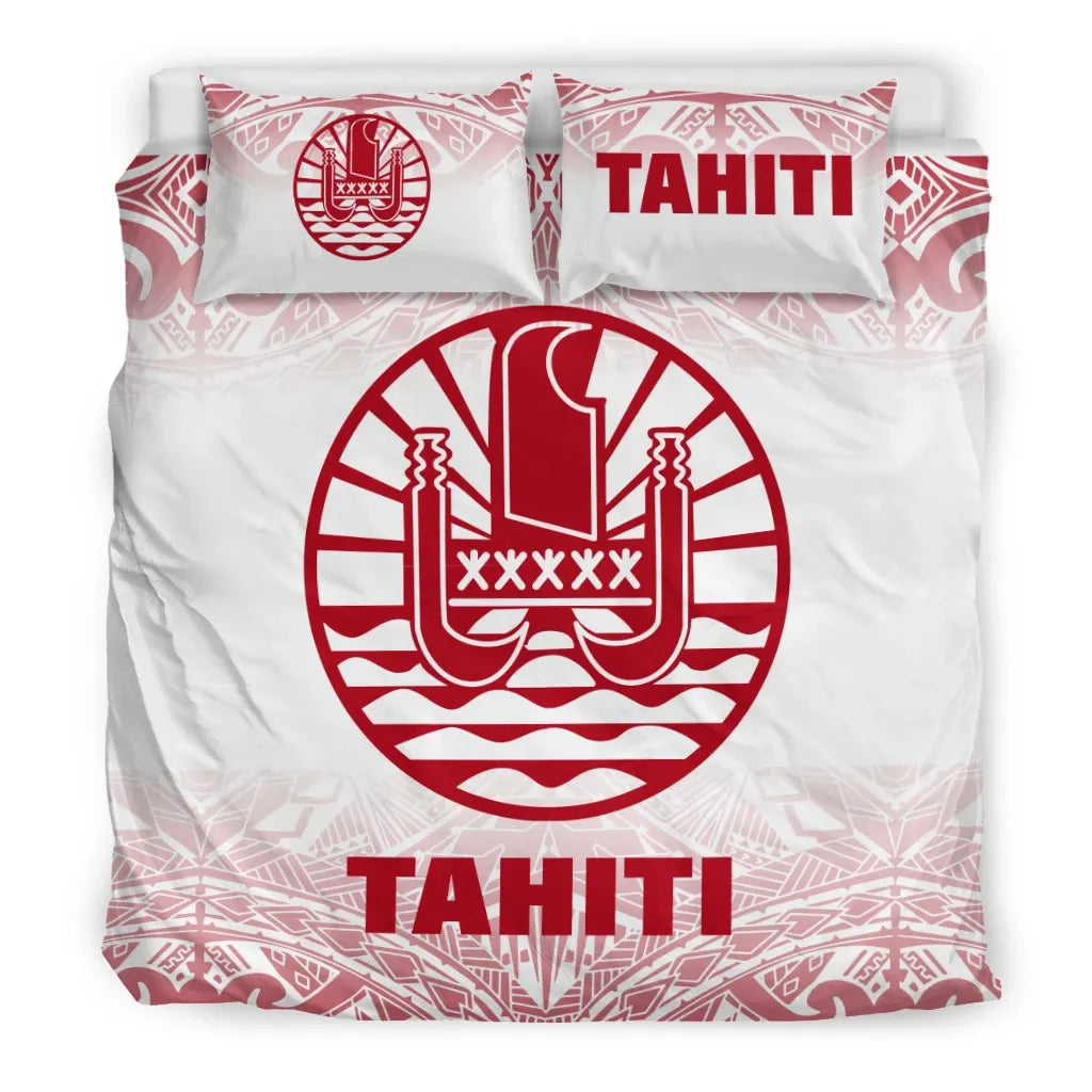 Tahiti Duvet Cover Set - Red Fog Style
