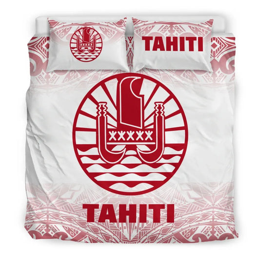 Tahiti Duvet Cover Set - Red Fog Style