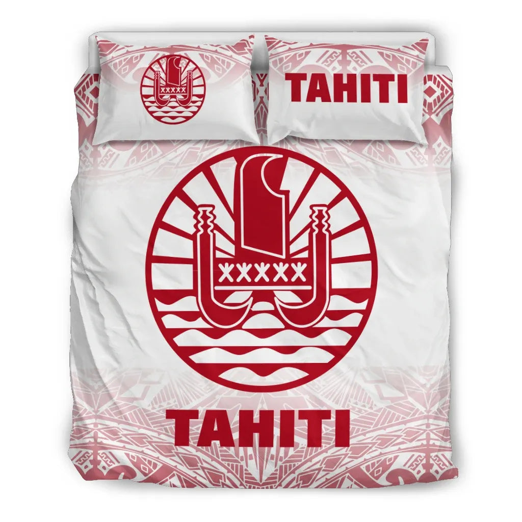Tahiti Duvet Cover Set - Red Fog Style