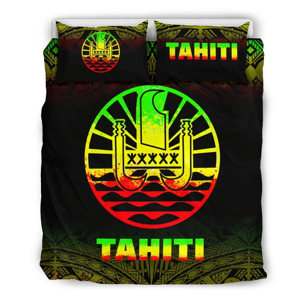 Tahiti Duvet Cover Set - Reggae Fog Style