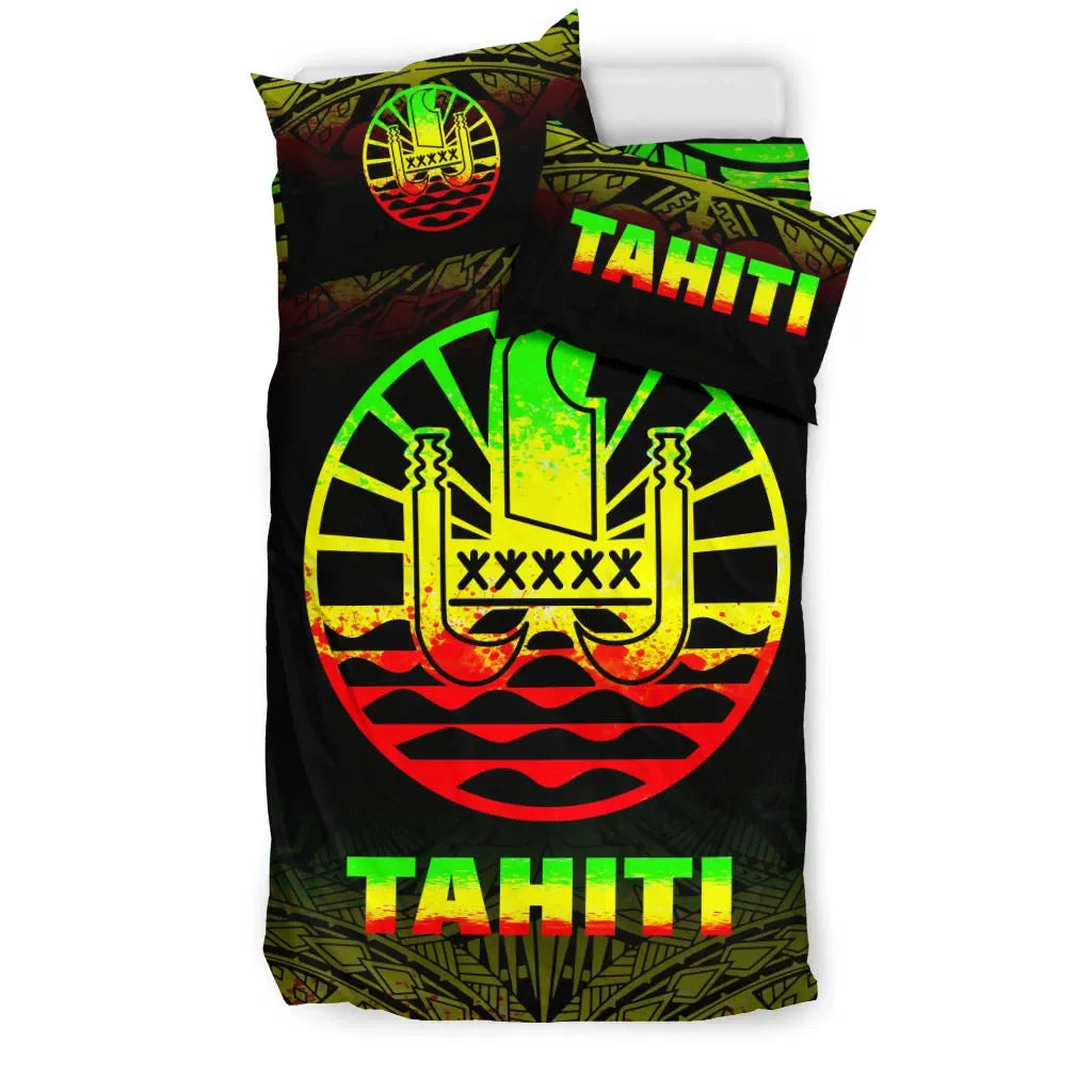Tahiti Duvet Cover Set - Reggae Fog Style