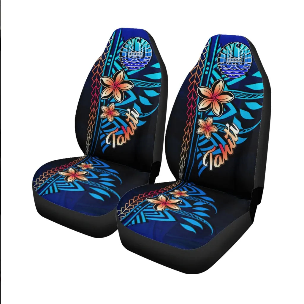 Tahiti Car Seat Cover - Vintage Tribal Mountain