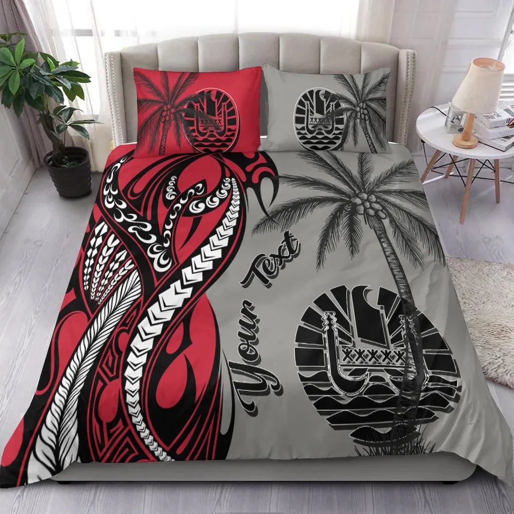Tahiti Custom Personalized Bedding Set - Classical Coconut Tree