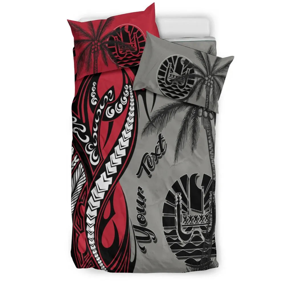 Tahiti Custom Personalized Bedding Set - Classical Coconut Tree