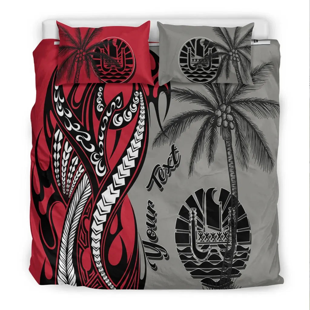 Tahiti Custom Personalized Bedding Set - Classical Coconut Tree