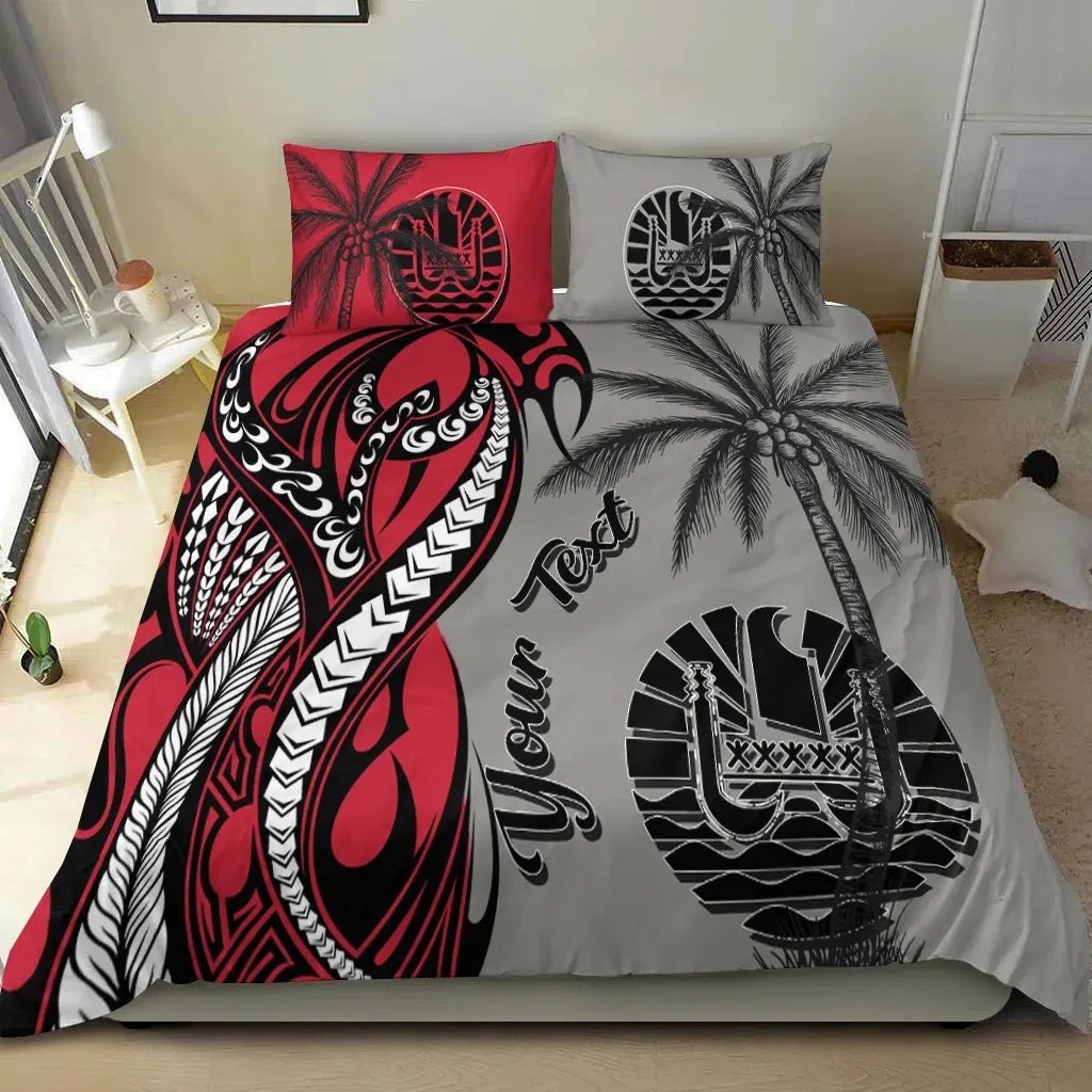 Tahiti Custom Personalized Bedding Set - Classical Coconut Tree