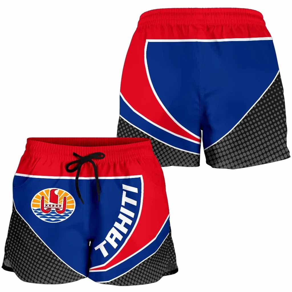 Tahiti Flag Spine Women Short
