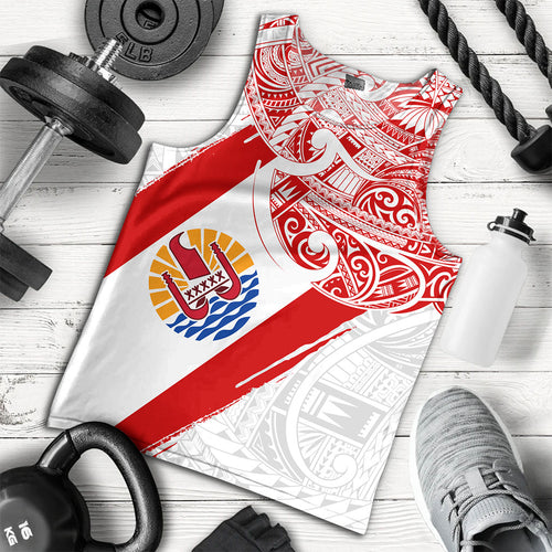 Tahiti Tank Top Tribal Traditional Flag