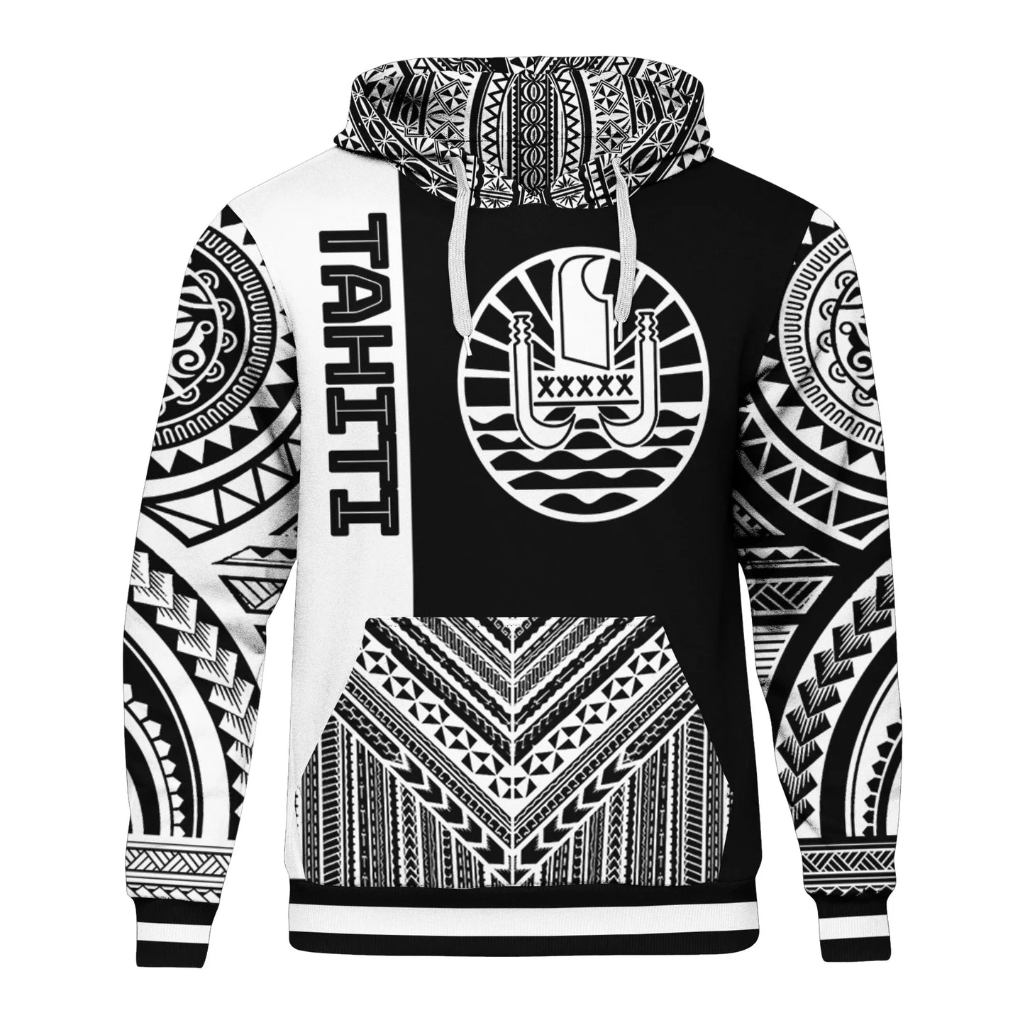 Tahiti Hoodie - Polynesian Special Black Style