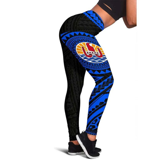 Tahiti Legging - Polynesian Blue Version