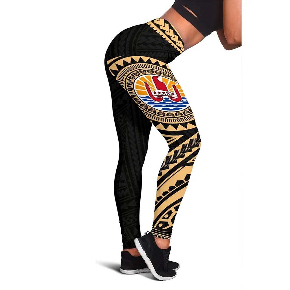 Tahiti Legging - Polynesian Gold Version