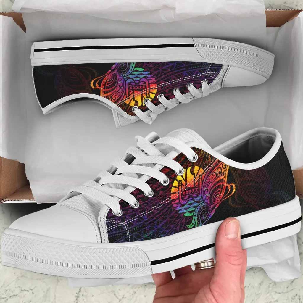 Tahiti Low Top Shoes - Butterfly Polynesian Style