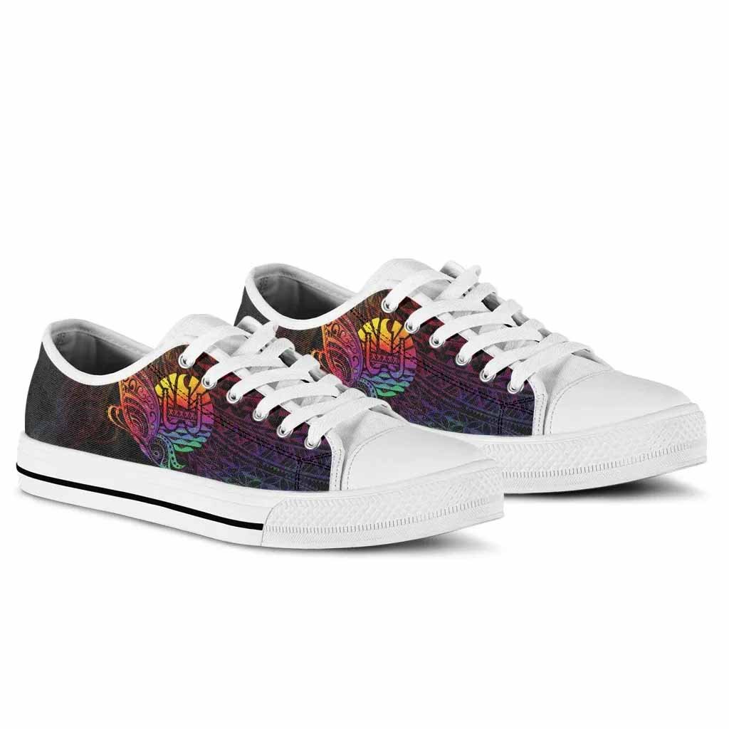 Tahiti Low Top Shoes - Butterfly Polynesian Style